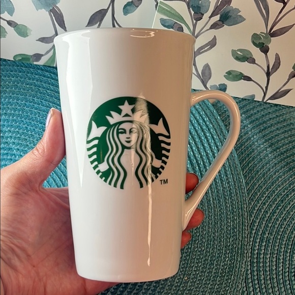 Starbucks White Ceramic Mug 16 fl oz EUC Cozy Fall Mug - Picture 13 of 17